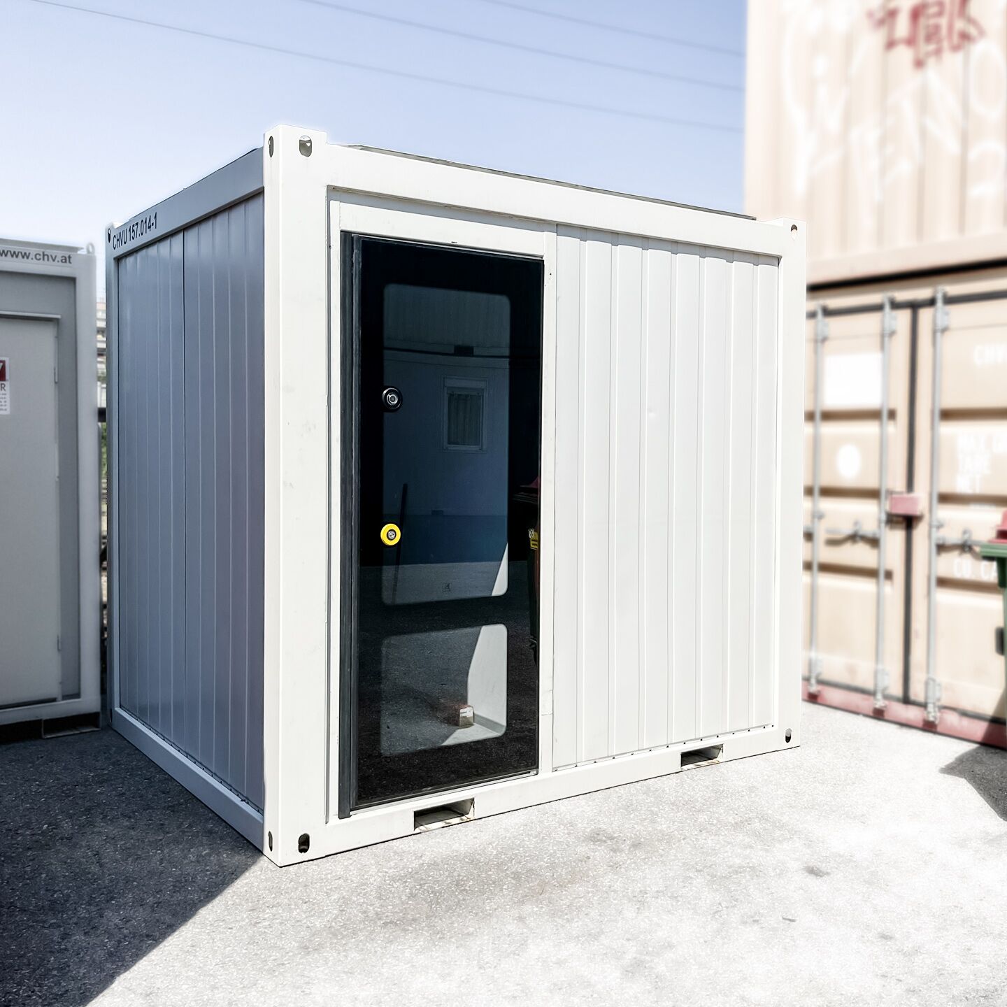 CHV Container | Buy 10-ft office container new or used rent depot-Vienna technical container