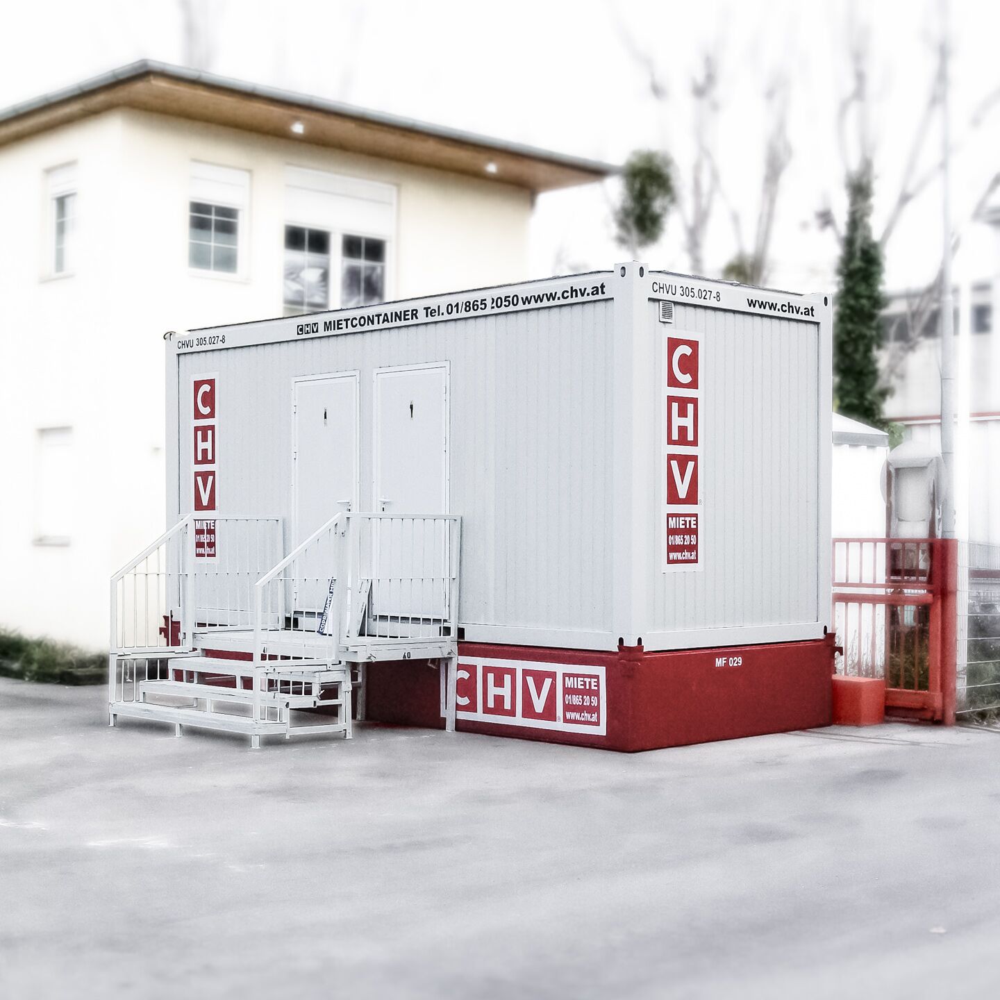 Rent or Buy WC Container with 20 ft Wastewater Tank
