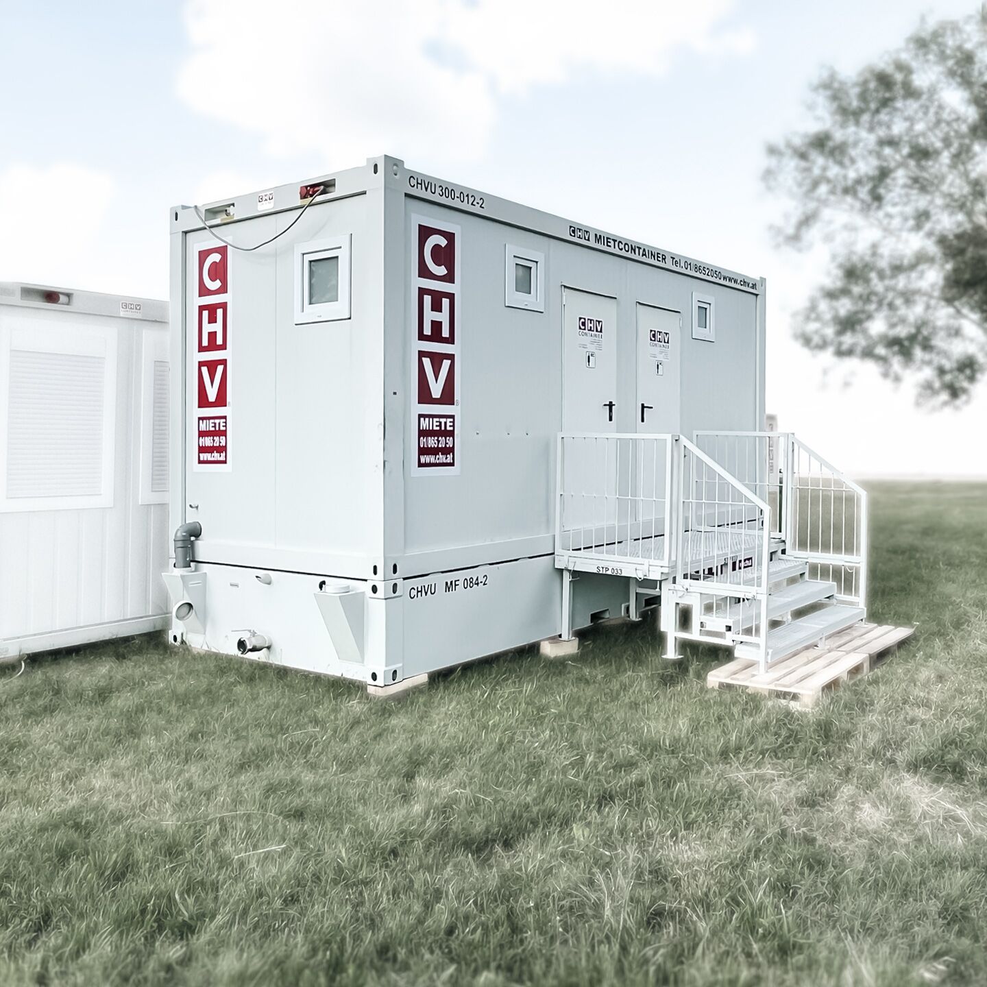 WC Container mit Tank mieten oder kaufen 20 Fuß