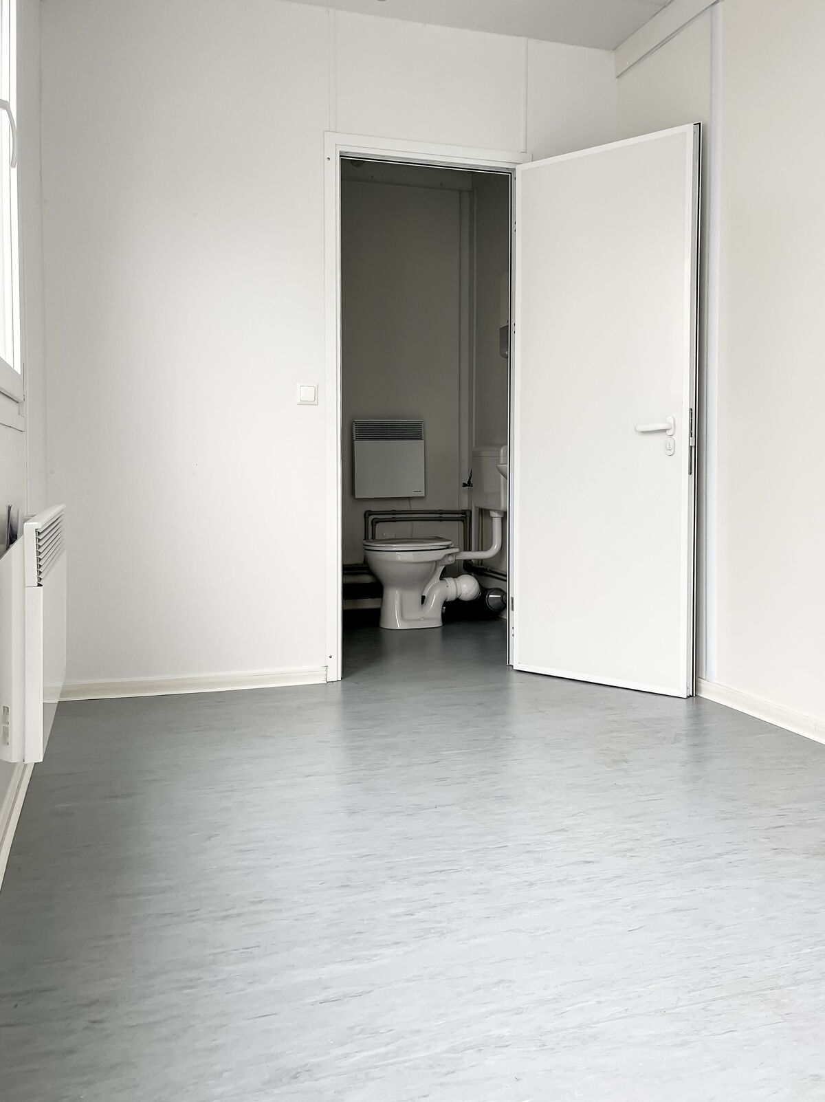 Rent a home container with shower & toilet