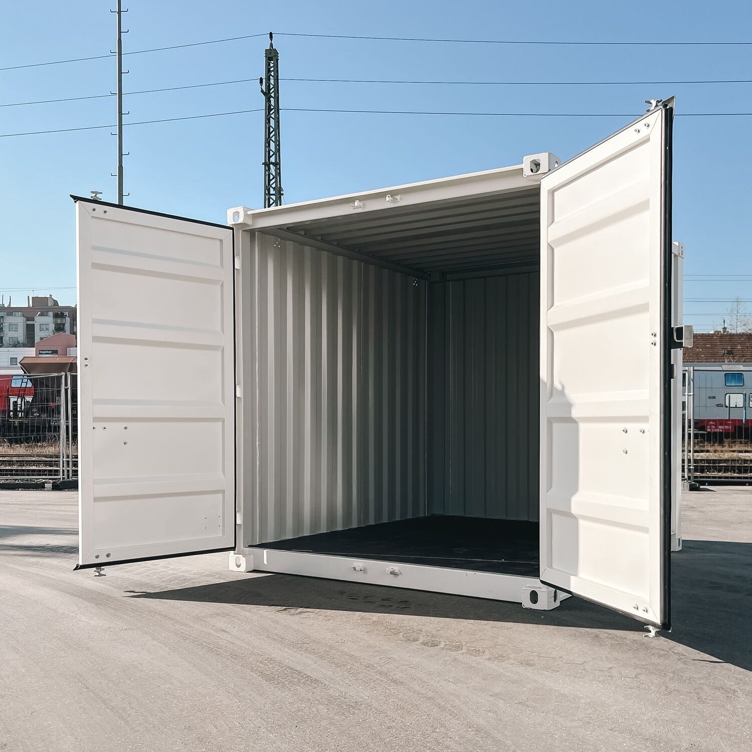 Rent or buy a 3 meter storage container 3 meters