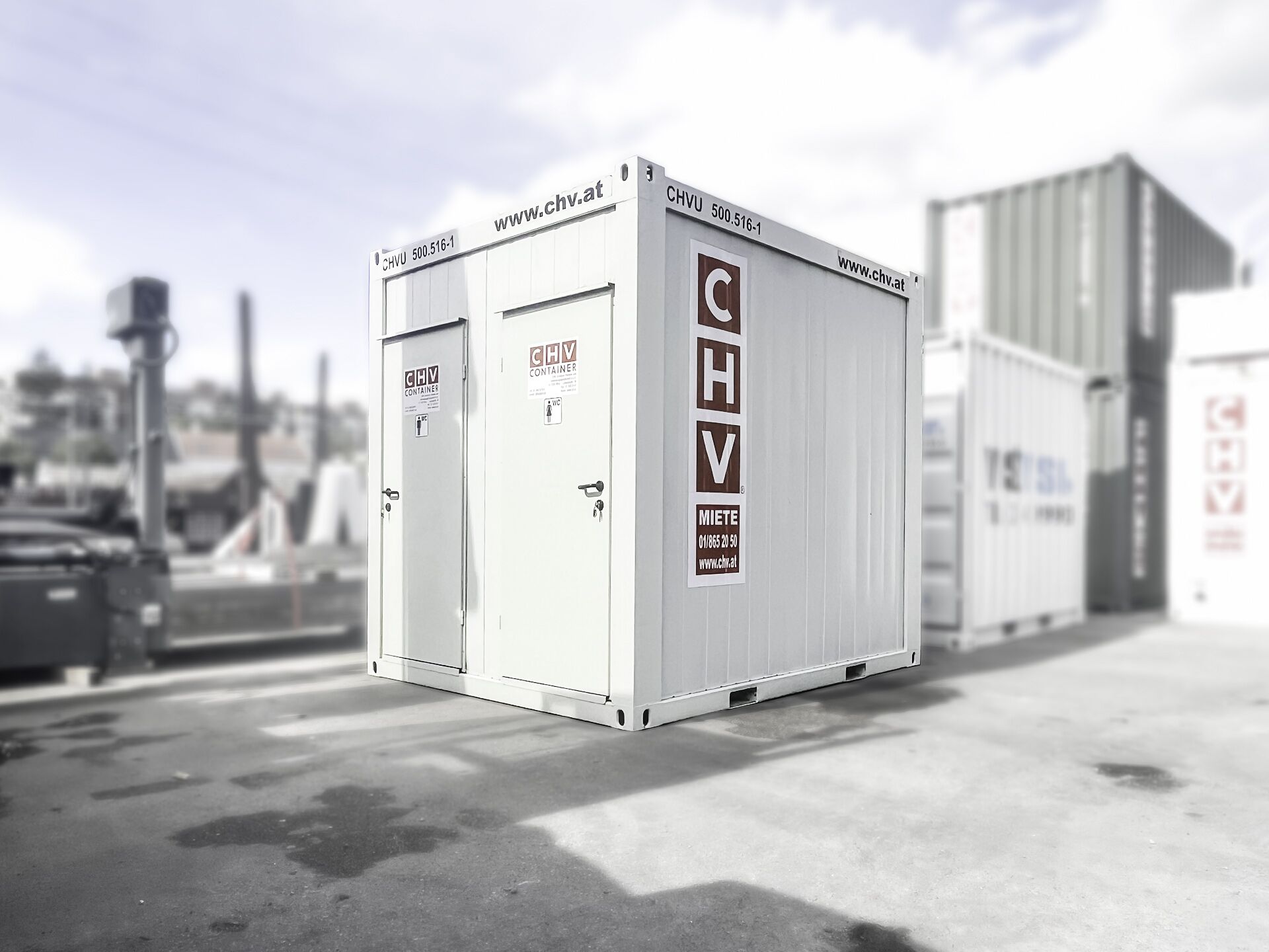 Rent 10ft toilet container