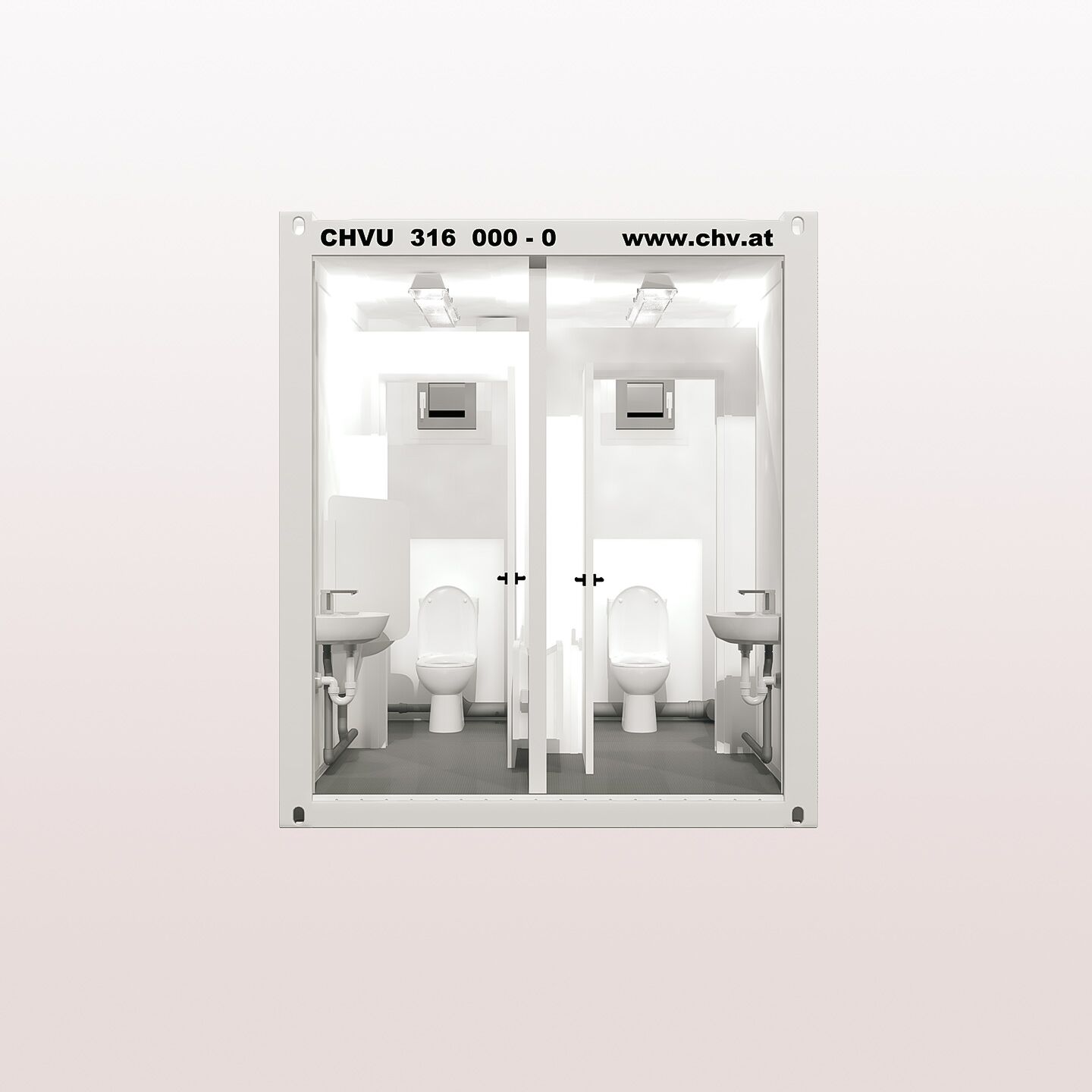 CHV 3m women men toilet container rent or buy 10-foot
