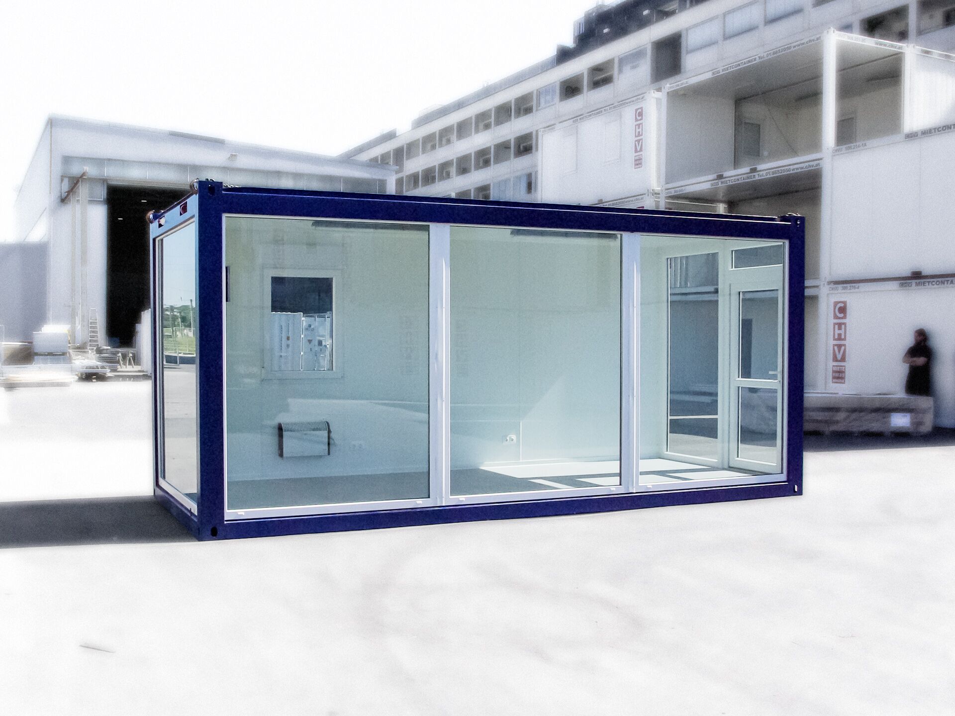 CHV Bürocontainer Raumlösungen Containerschauraum neu oder gebraucht kaufen oder mieten
