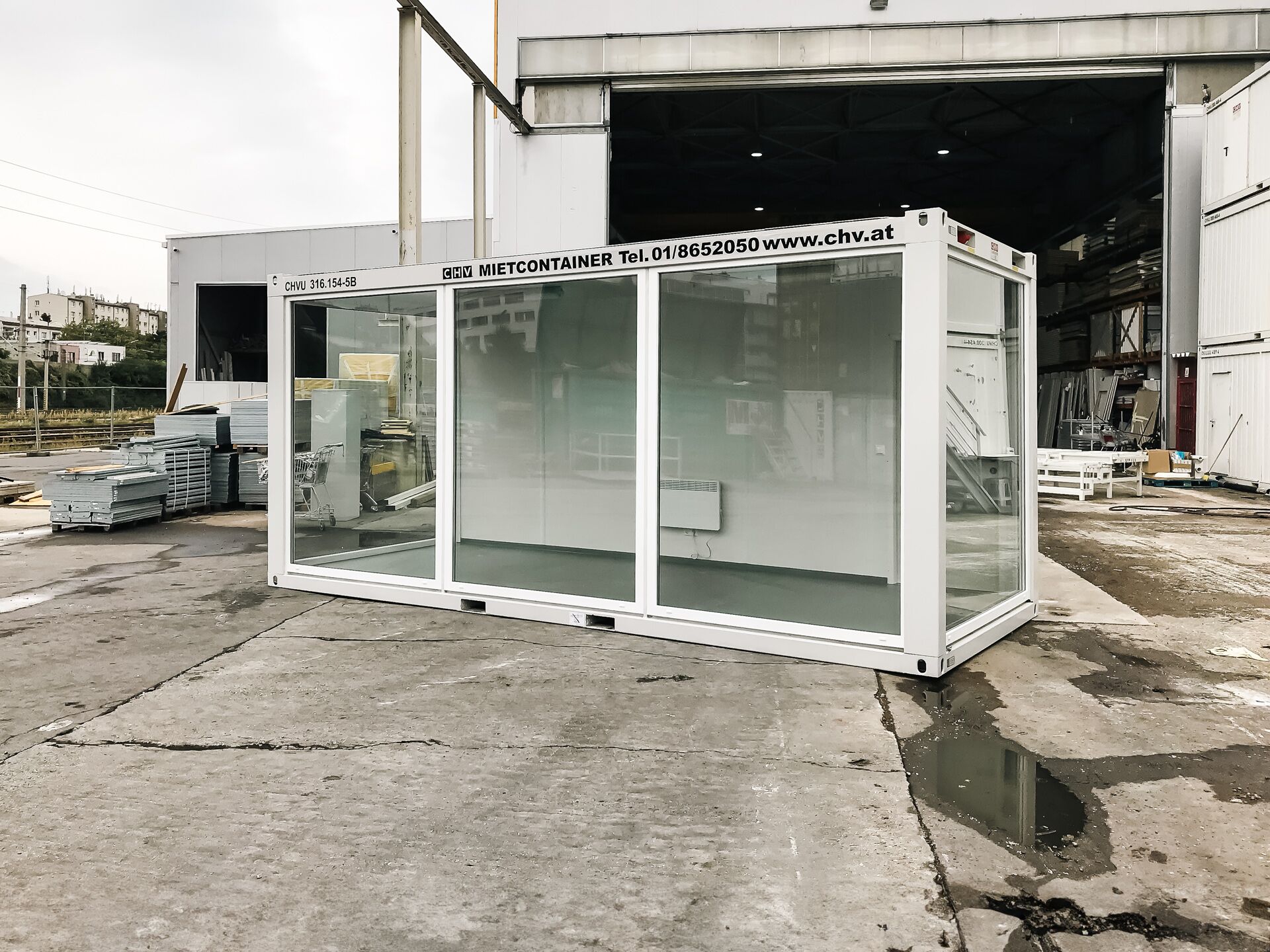 Schauraum Container Verkaufsraum mieten oder kaufen in ganz Österreich
